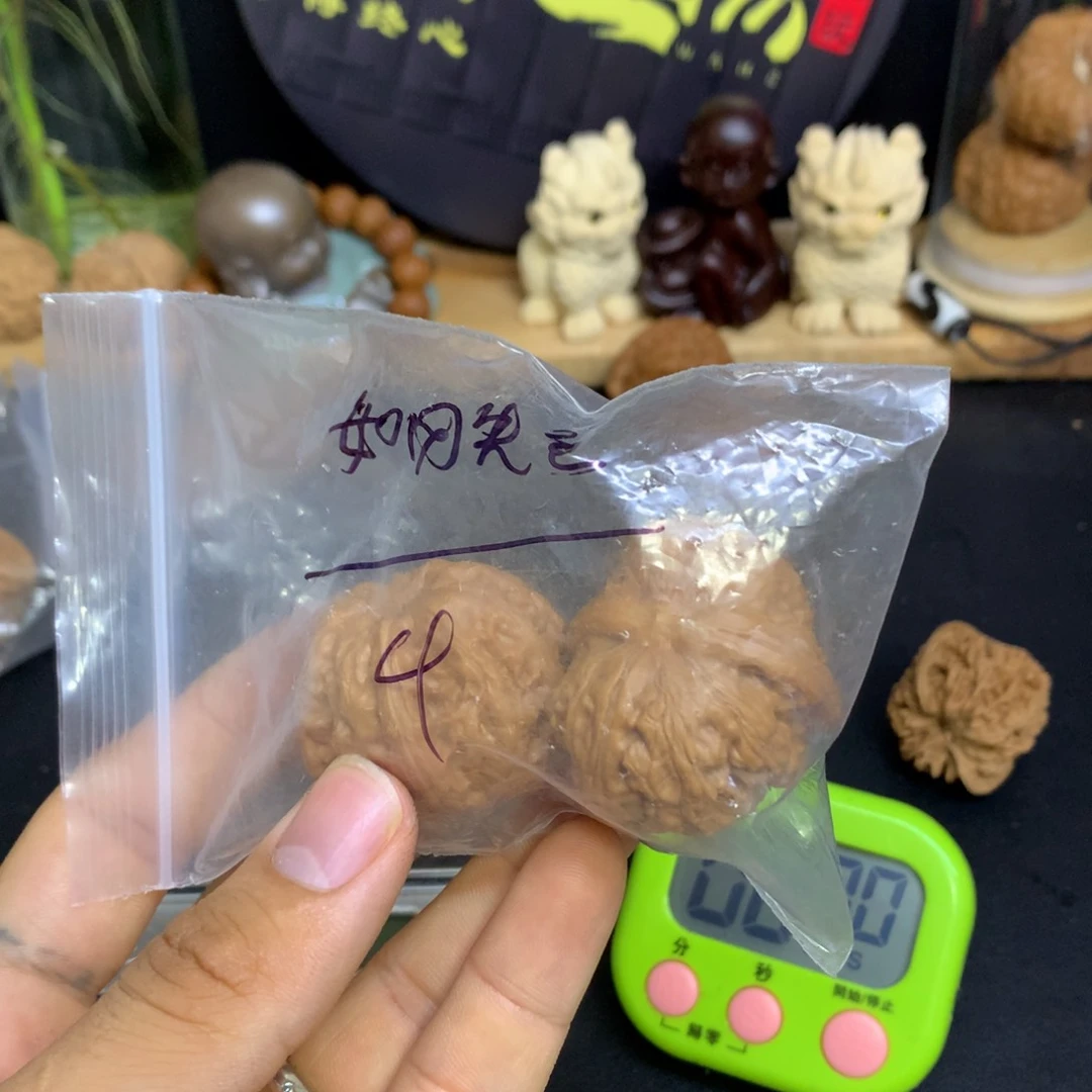 如***生文玩核桃把件核桃