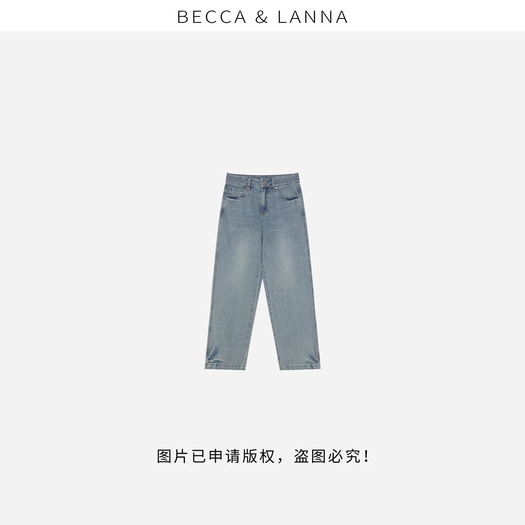 D0097 女士夏季休闲百搭天丝棉盐缩牛仔法棍裤 女装