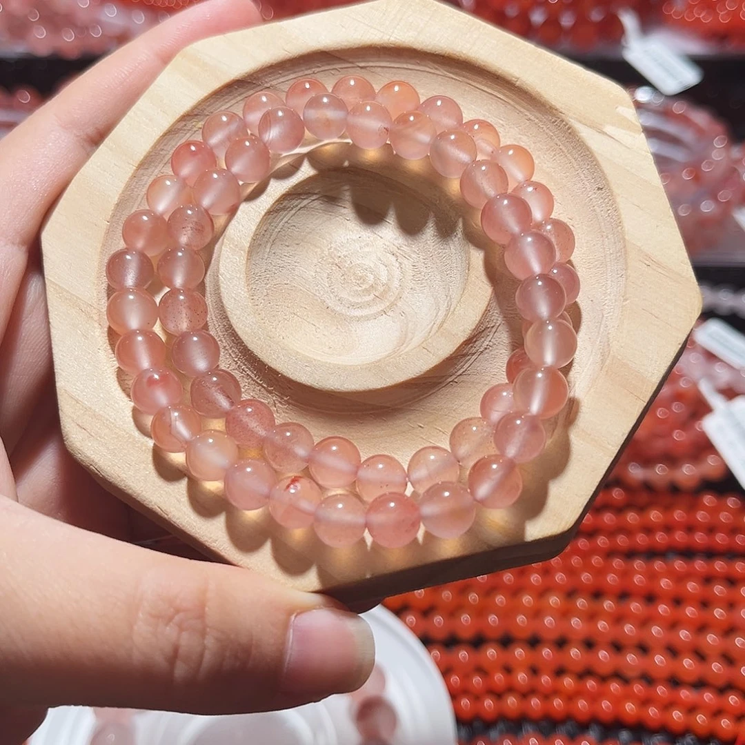 南红玛瑙未镶嵌手链