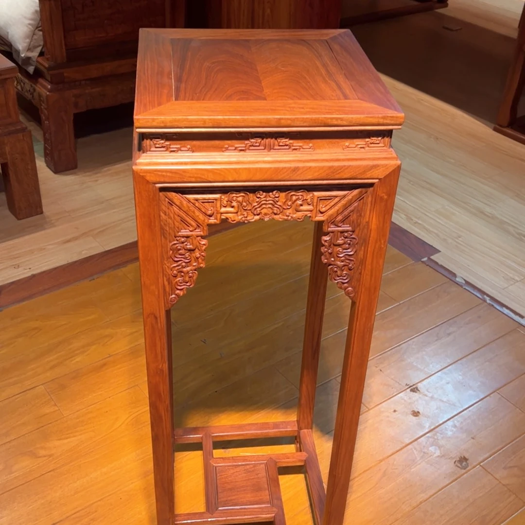 花梨木类家具装****陈单个花架