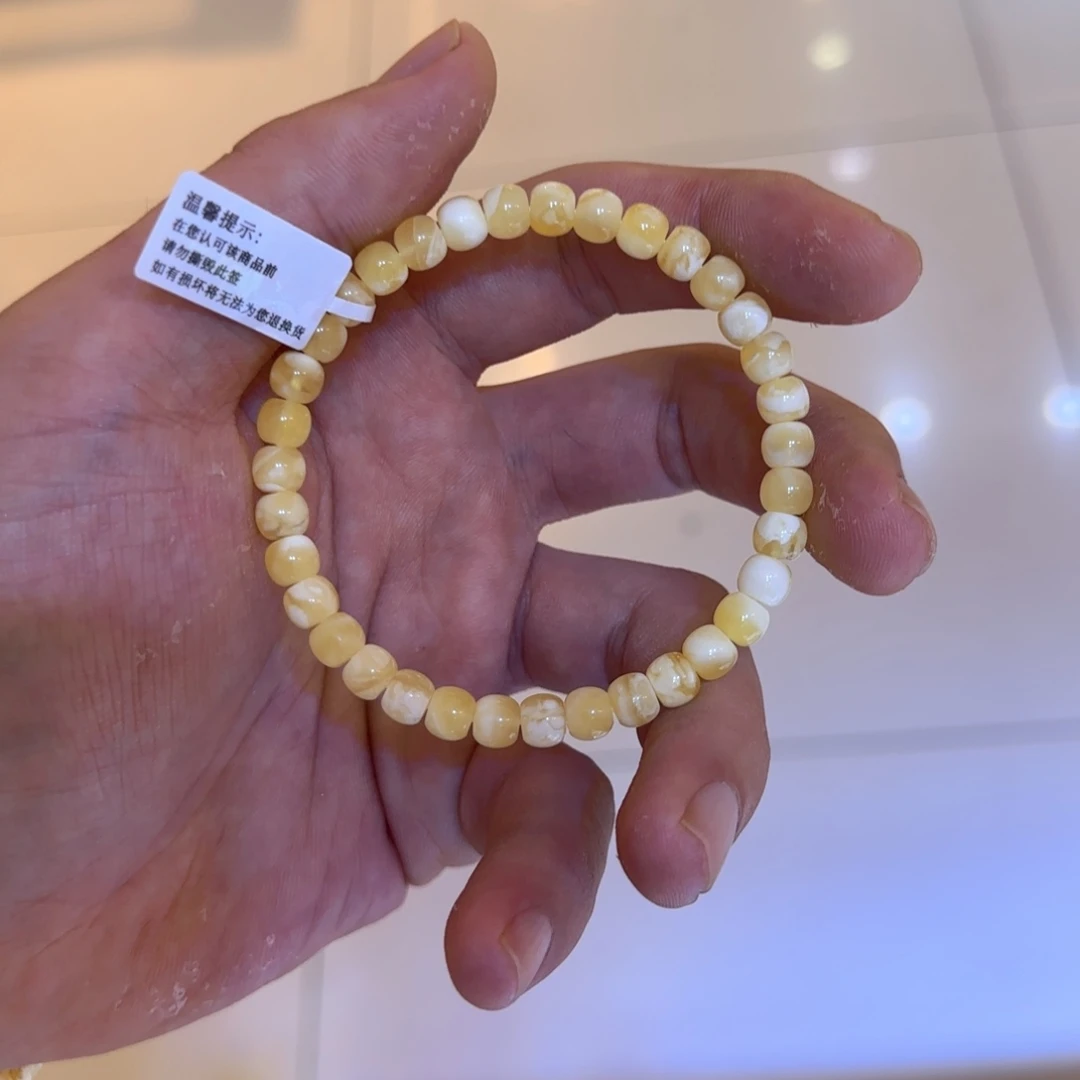 未镶嵌琥珀手链蜜蜡