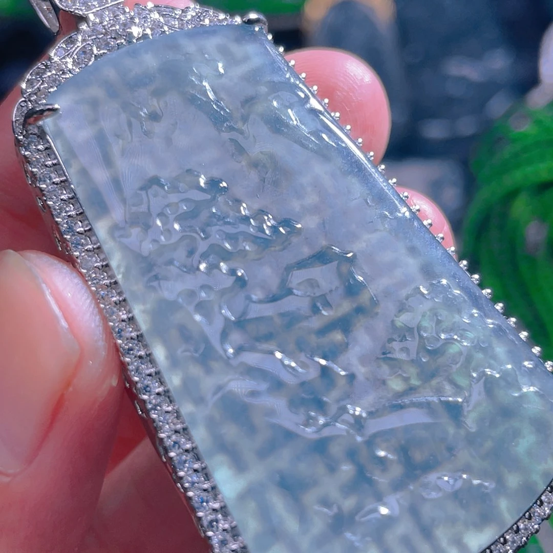 颈饰未镶嵌翡翠翡翠
