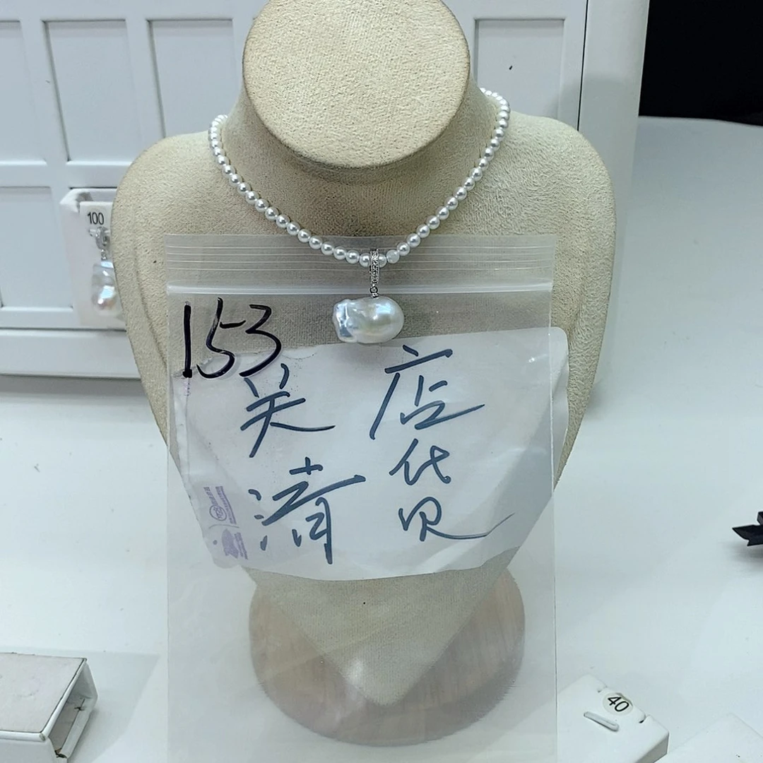 淡水珍珠颈饰合金
