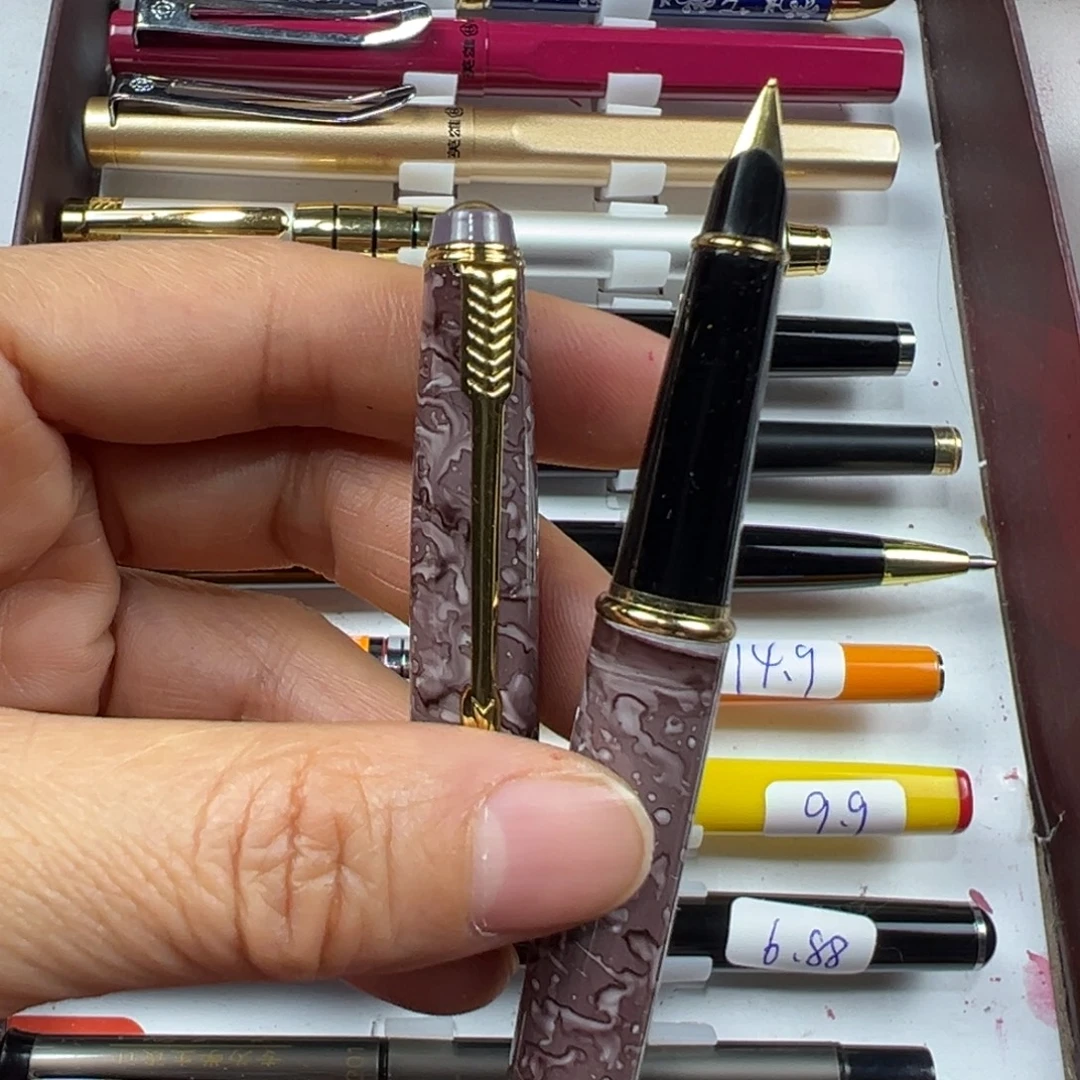 便携式156全铜半明尖内圈裂口笔帽不紧瑕疵处理