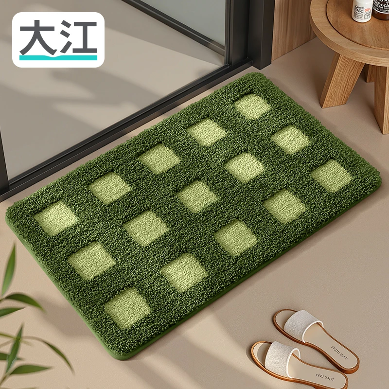 大江浴室吸水地垫卫生间2025新款防滑垫子厕所门口门垫脚垫家用垫