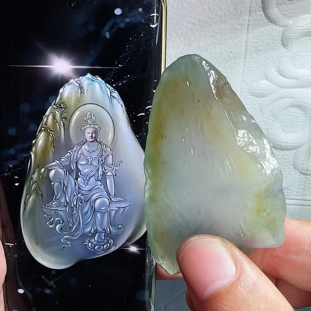 未镶嵌定制翡翠缅甸天然A货翡翠含老师工艺