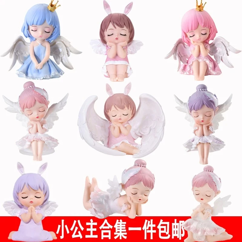 手工摆件蜜雪儿公主天使贝拉女孩安妮小公主少女手工玩偶摆件