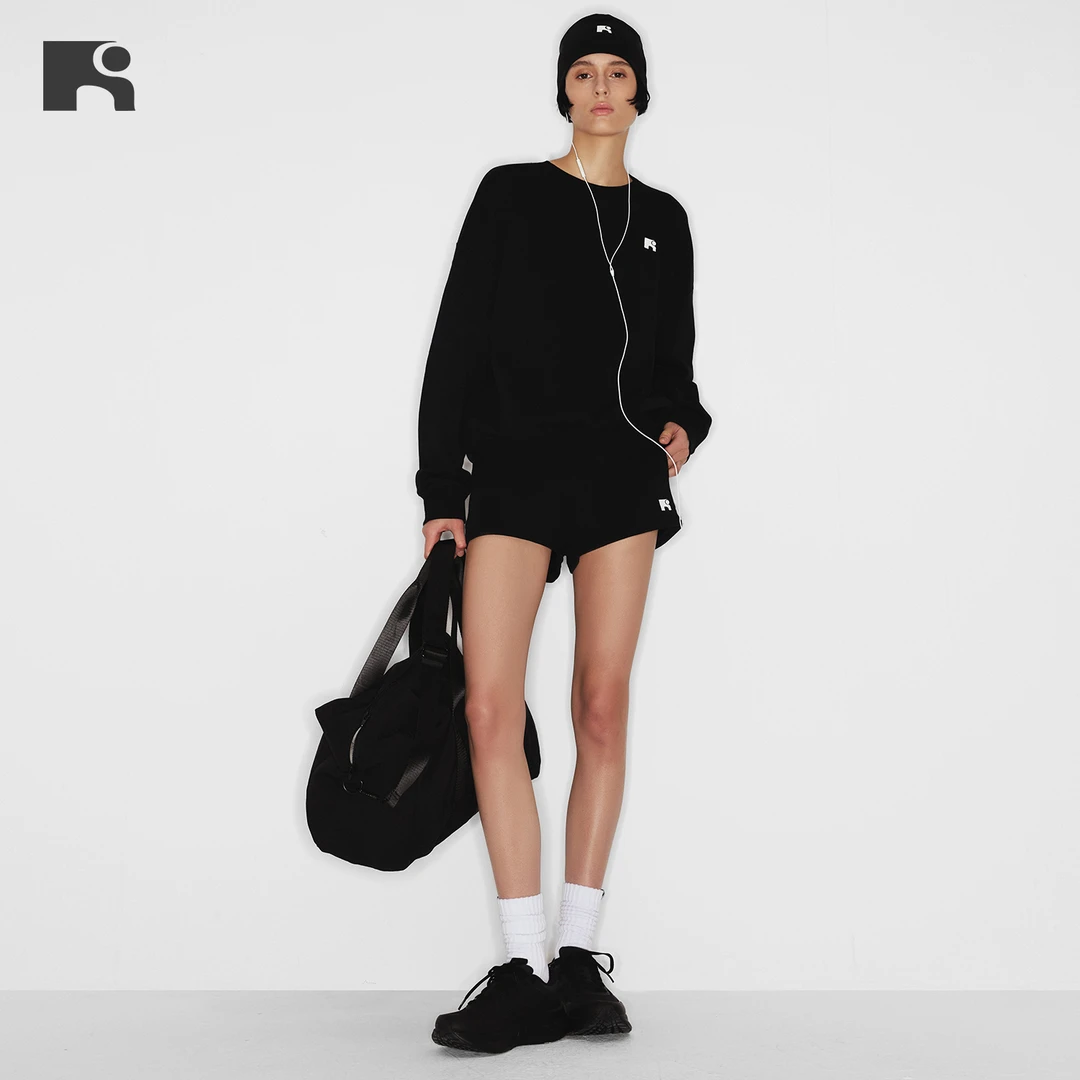 RICOCHICO丨Softcore 女士宽松舒适运动休闲百搭透气短裤 051013