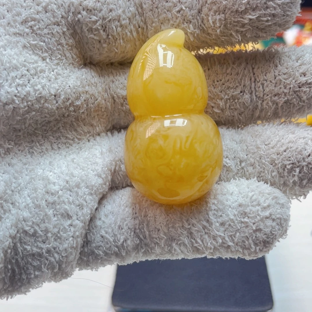 蜜蜡未镶嵌吊坠(赠链)蜜蜡吊坠19.5克