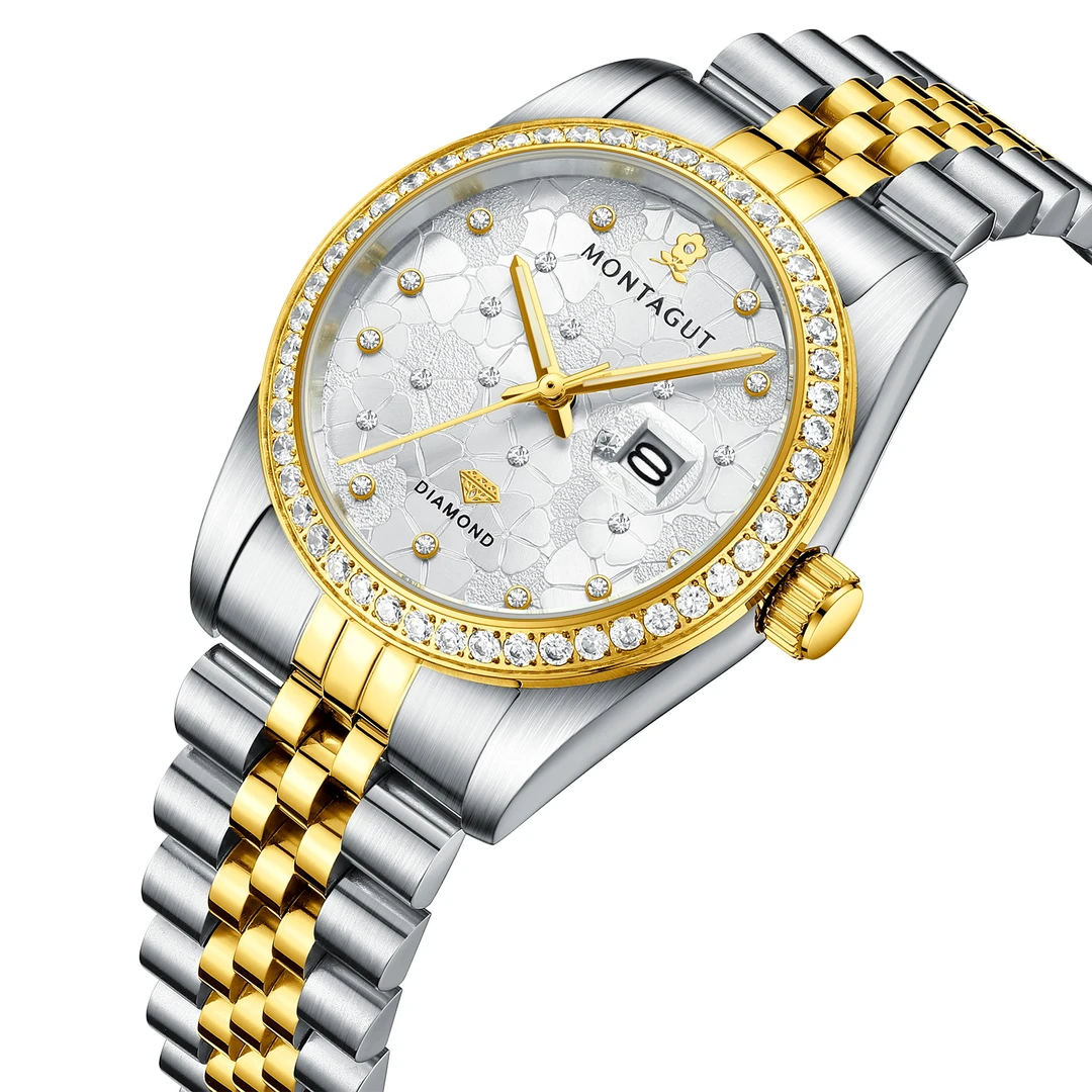 MONTAGUT梦特娇星璨繁花日志传承含黄金镶钻日历MWB252171女表
