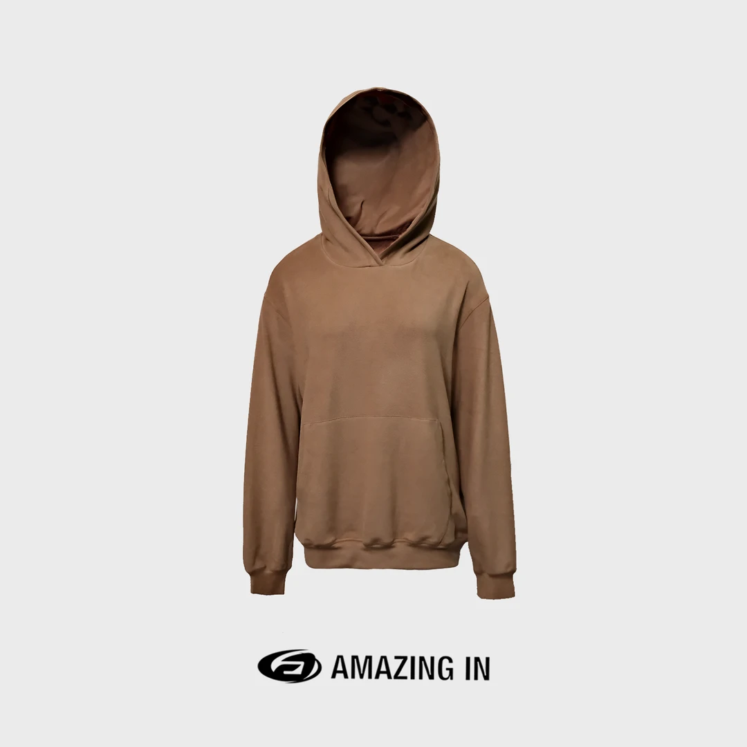 AMAZING IN “云朵面膜”通勤宽松连帽卫衣A231022-RYS1BCCE508