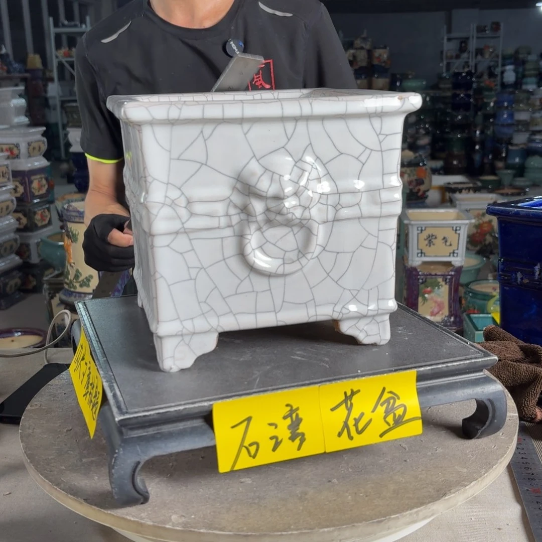 一风堂石湾花盆 内17*17