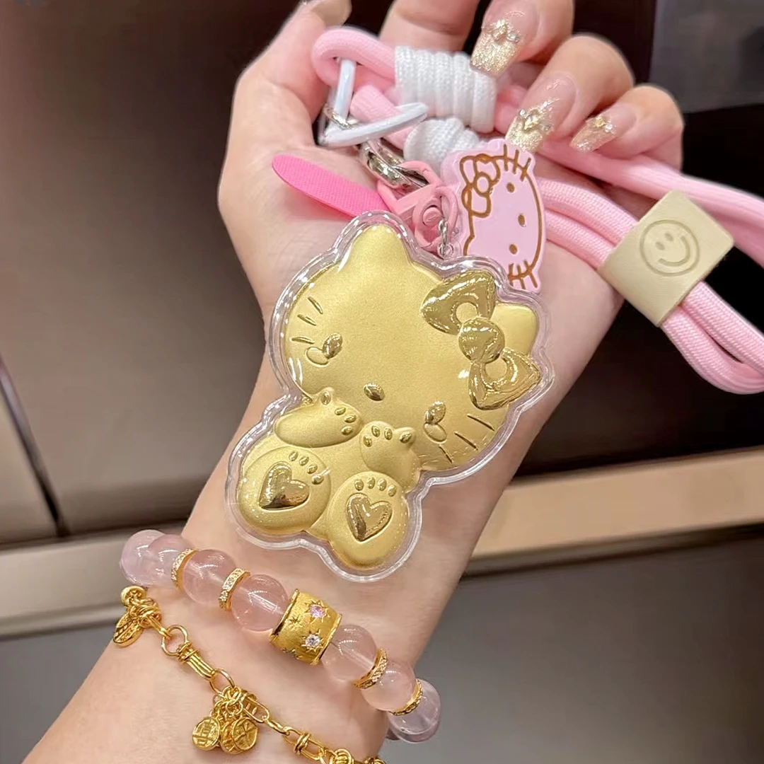 【手绳款-KT猫】HelloKitty手机挂链绳钥匙扣包挂生日礼物哈喽凯蒂
