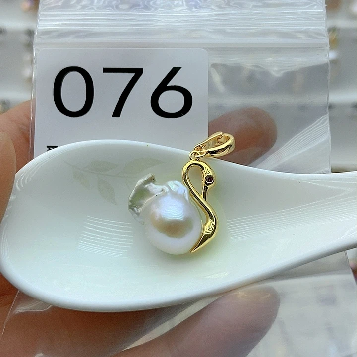淡水珍珠颈饰银S925镶嵌