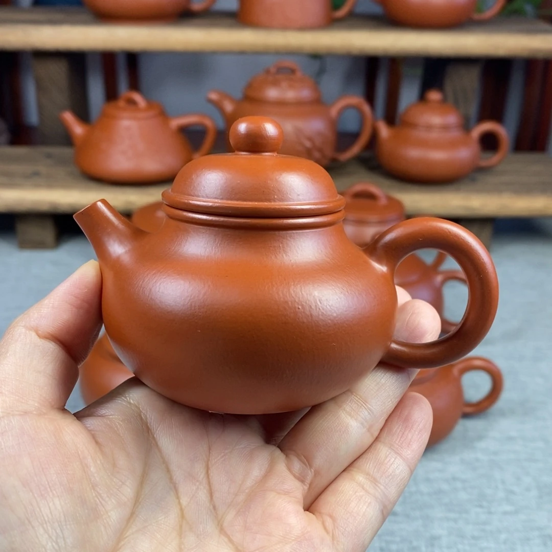 育***盛茶壶紫砂100毫升全手工