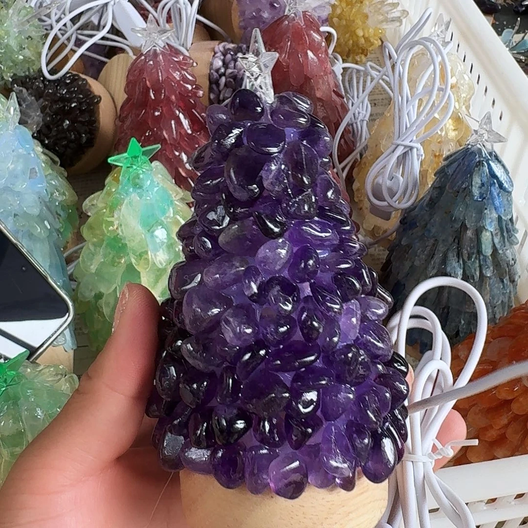 D***c未镶嵌手链烟晶紫水晶