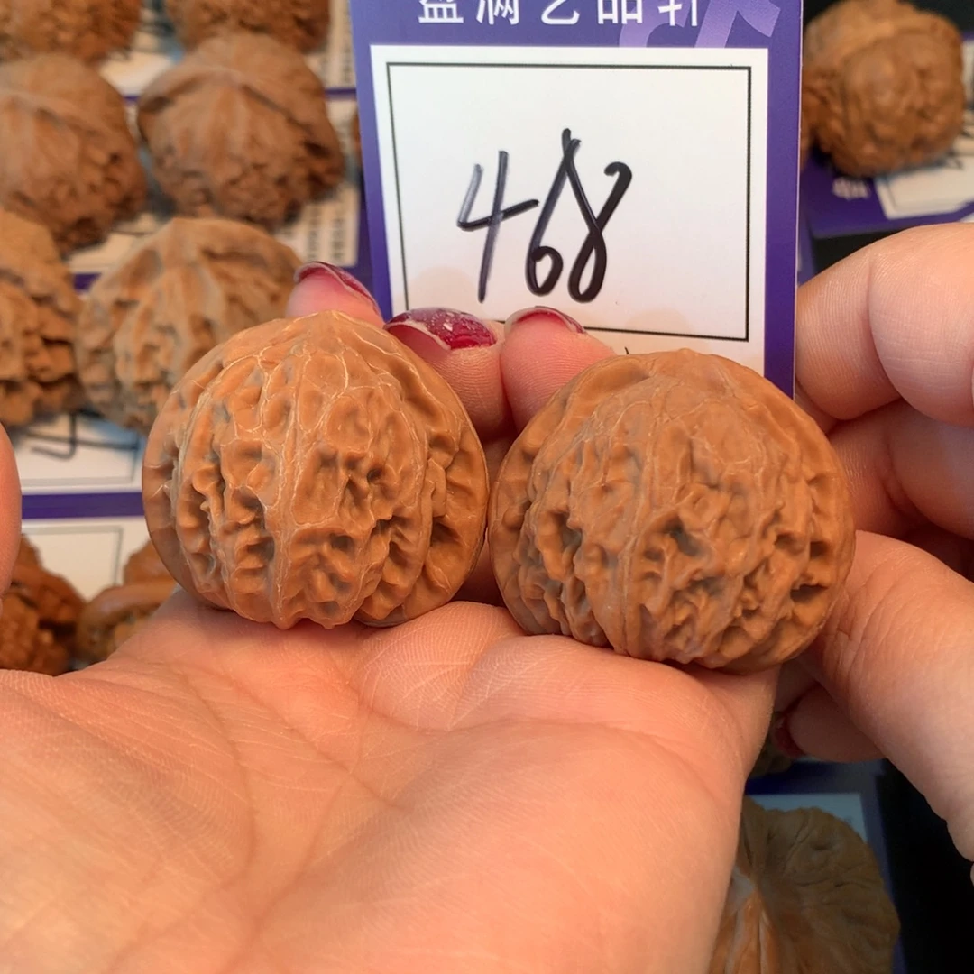 文玩核桃把件468宫灯3.9