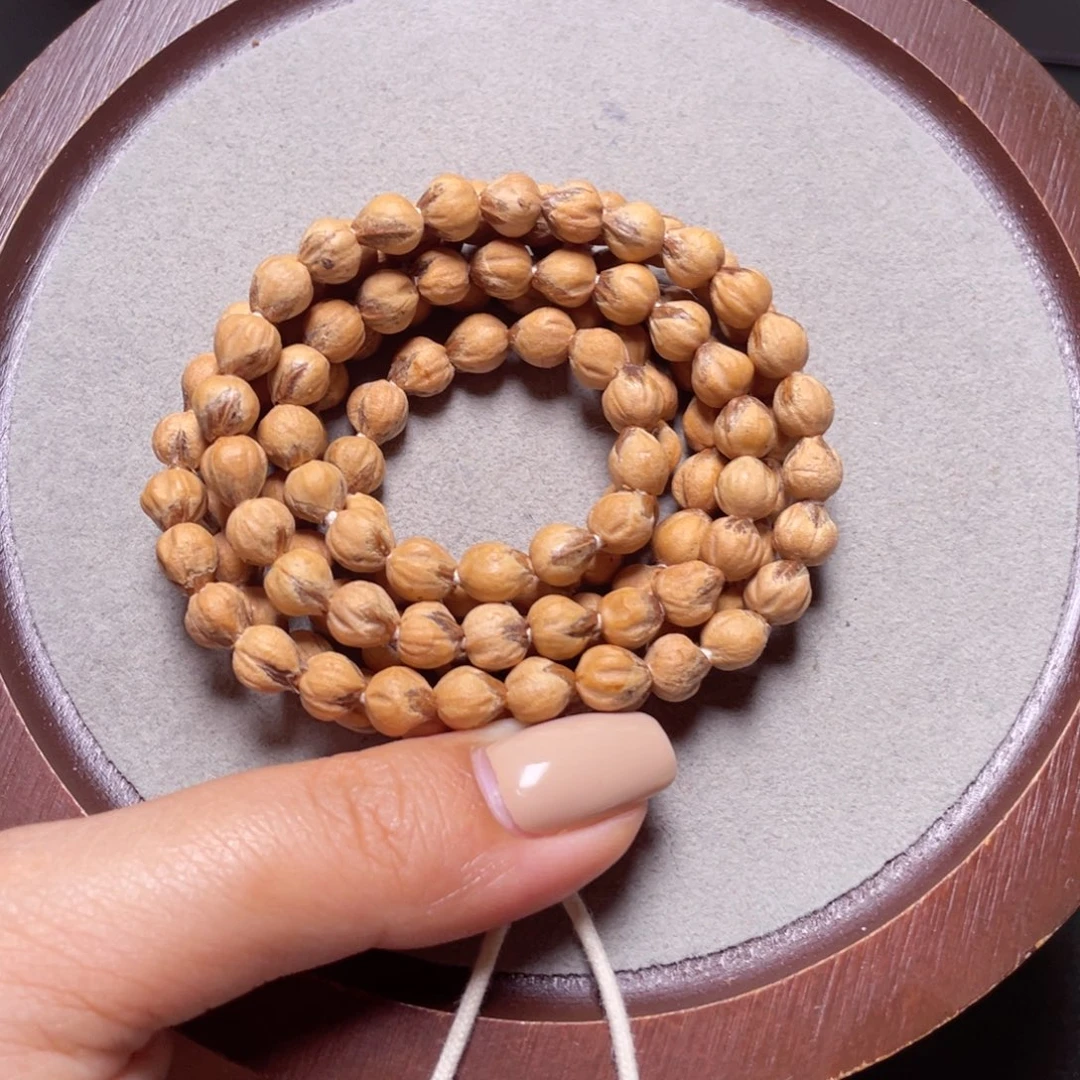 柏香籽/百香籽吊坠莲花长串