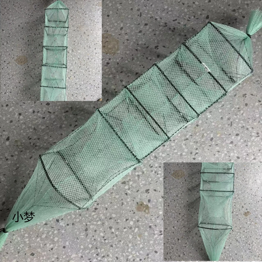 柴集网无结黄鳝地笼中四门加厚款柴集中四门黄鳝笼鳝鱼笼