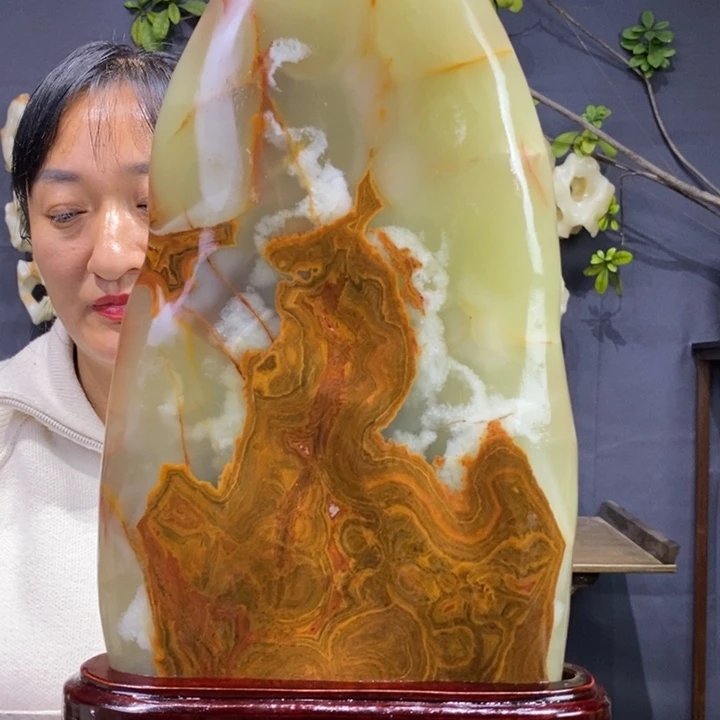 石材精品古青石摆件