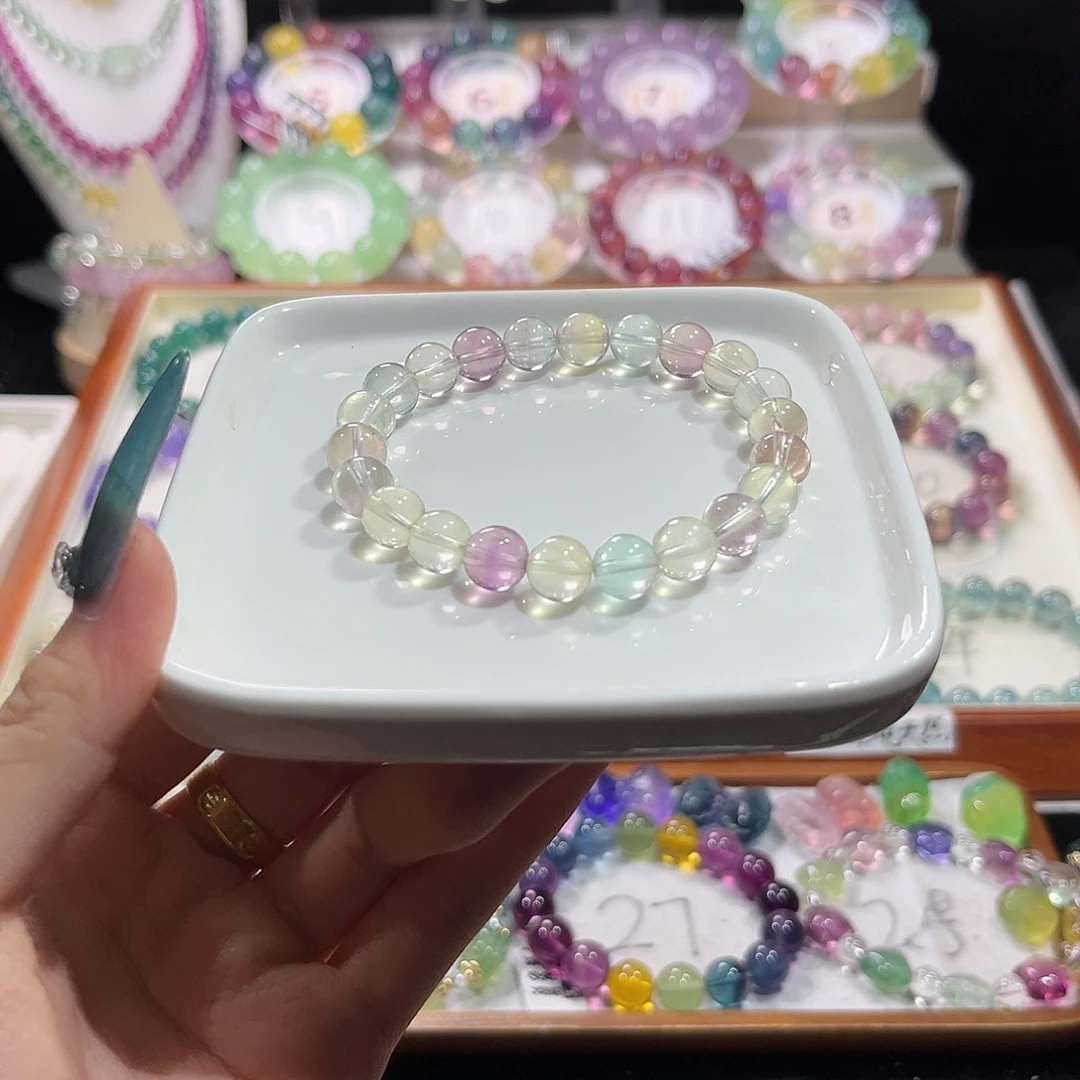 未镶嵌手链萤石冰淇淋