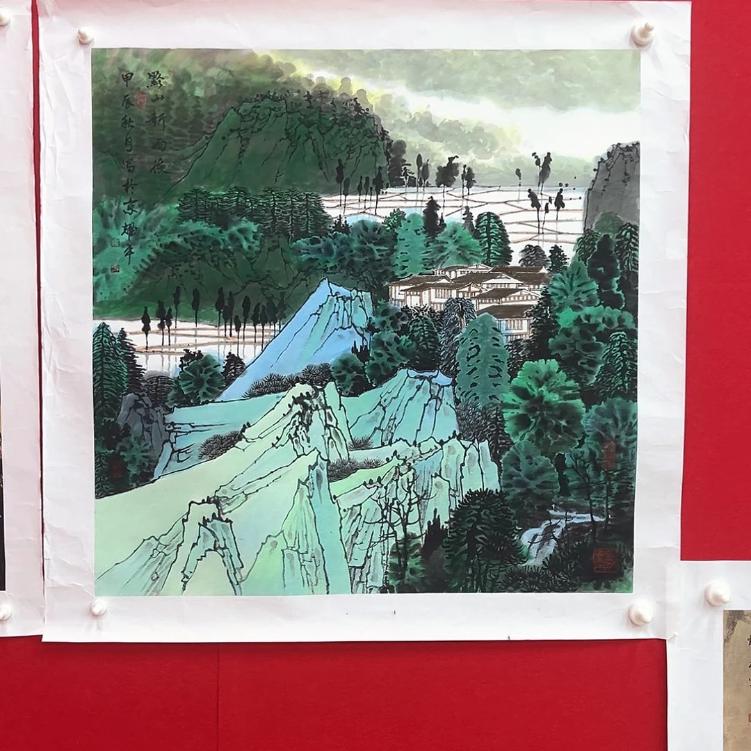 国画知*绘画作品多次参加全国