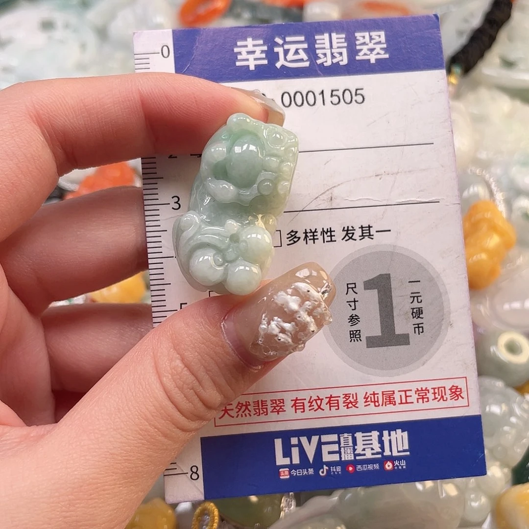 翡翠未镶嵌颈饰1505