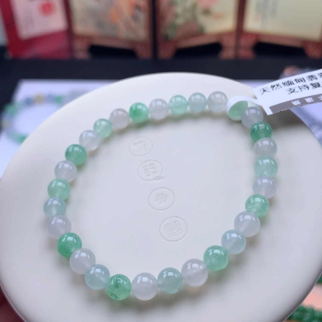 翡翠未镶嵌手链016