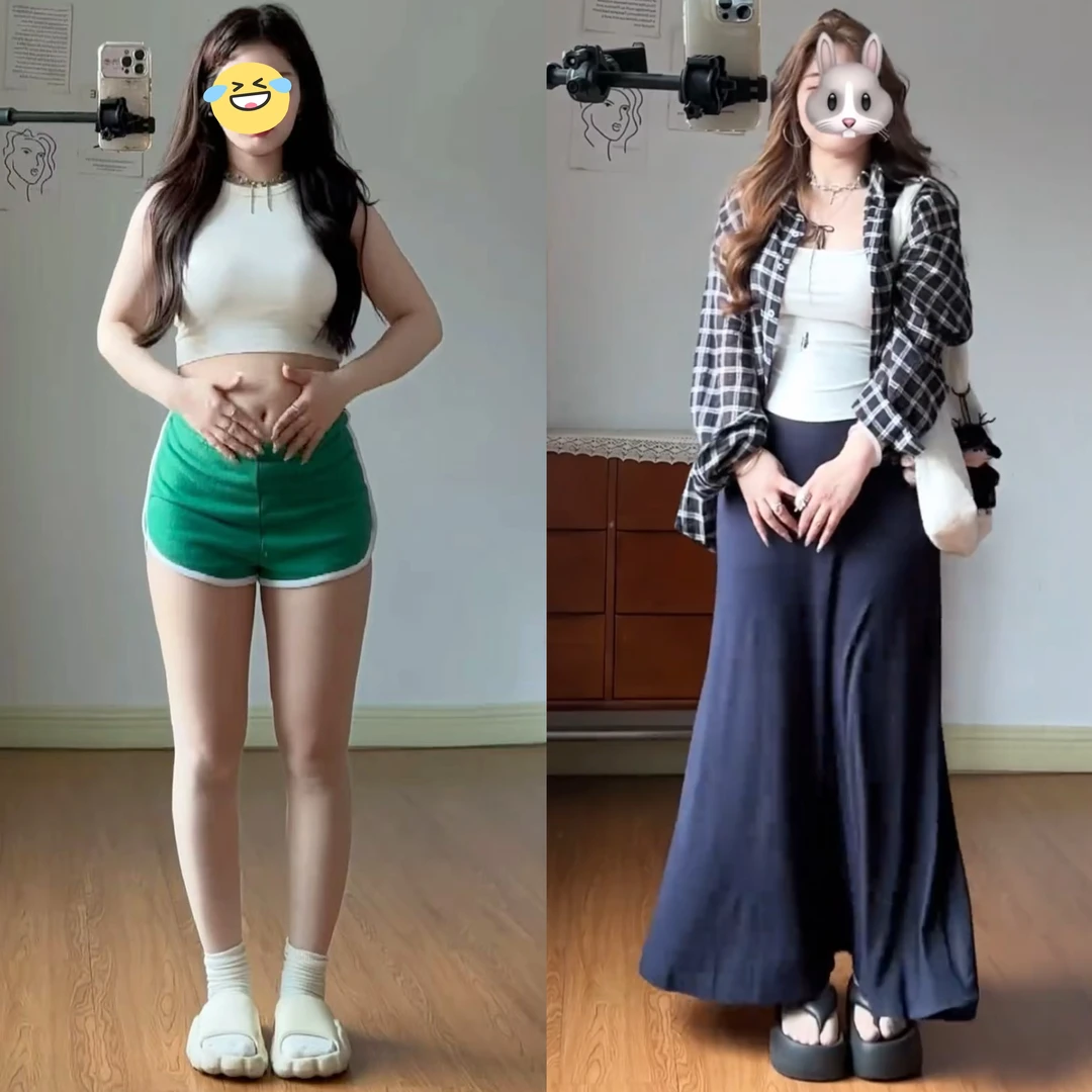 大码学院风时尚套装女秋季微胖mm显瘦吊带衫+格子长袖衬衫+半身裙