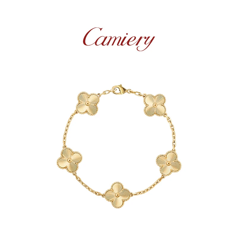 CAMIERY 时尚轻奢四色五花手链经典百搭