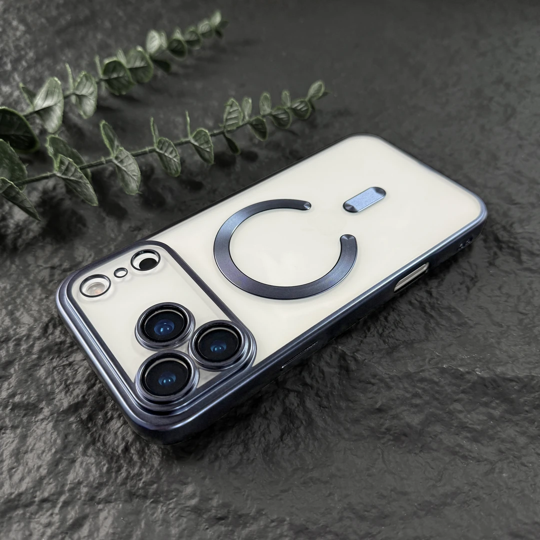 电镀哑光磁吸手机壳适用IP17PROMAX17AIR苹果17 镜头膜保护软壳