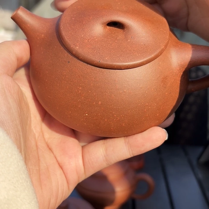 紫砂茶壶宜兴原矿朱砂260