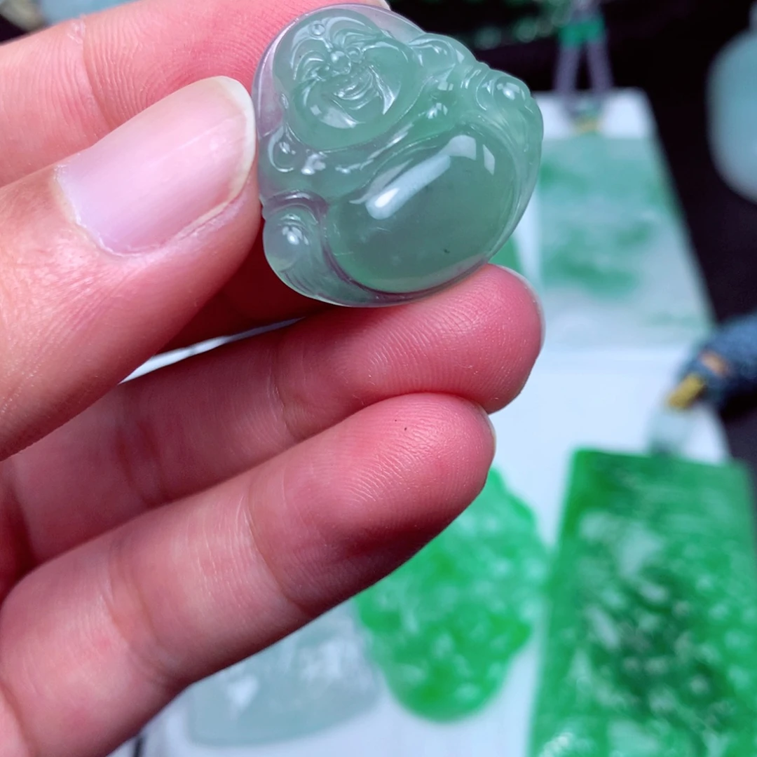 颈饰未镶嵌翡翠天然a货翡翠