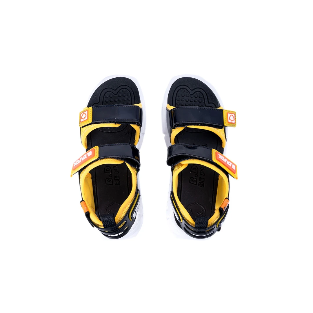 B.DUCK小黄鸭男童凉鞋2024新款宝宝凉鞋软底机能鞋室内防滑鞋子男