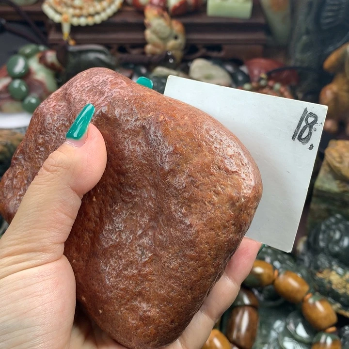 岫岩河磨玉（透闪石质玉）手把未镶嵌