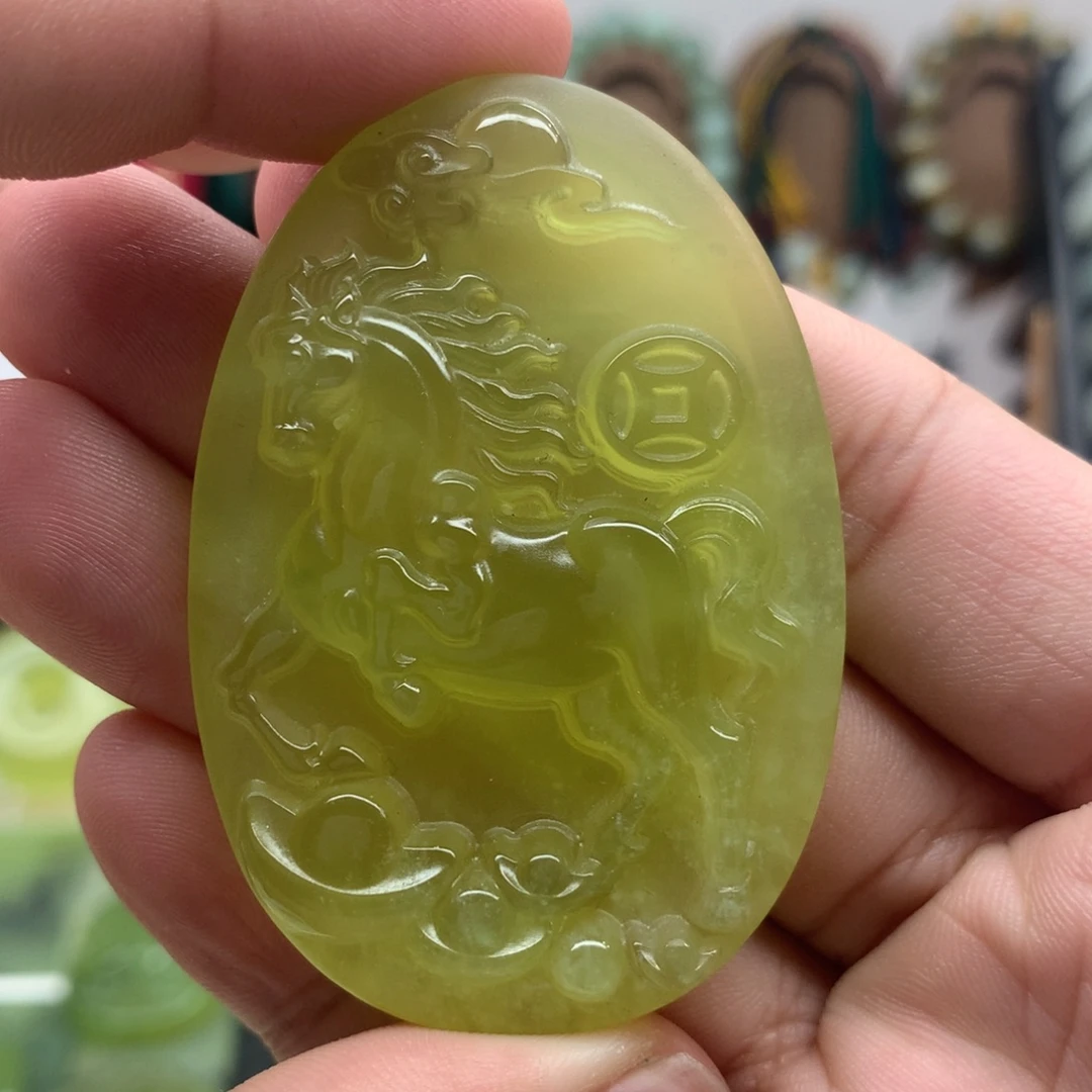 岫玉未镶嵌吊坠(不含链)