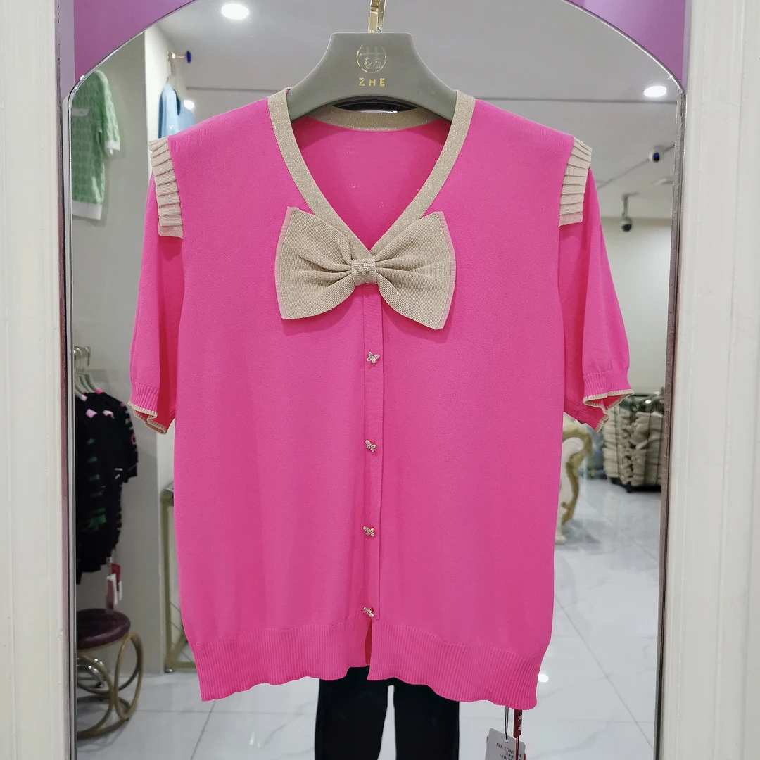 29613  A档年轻时尚蝴蝶结上衣