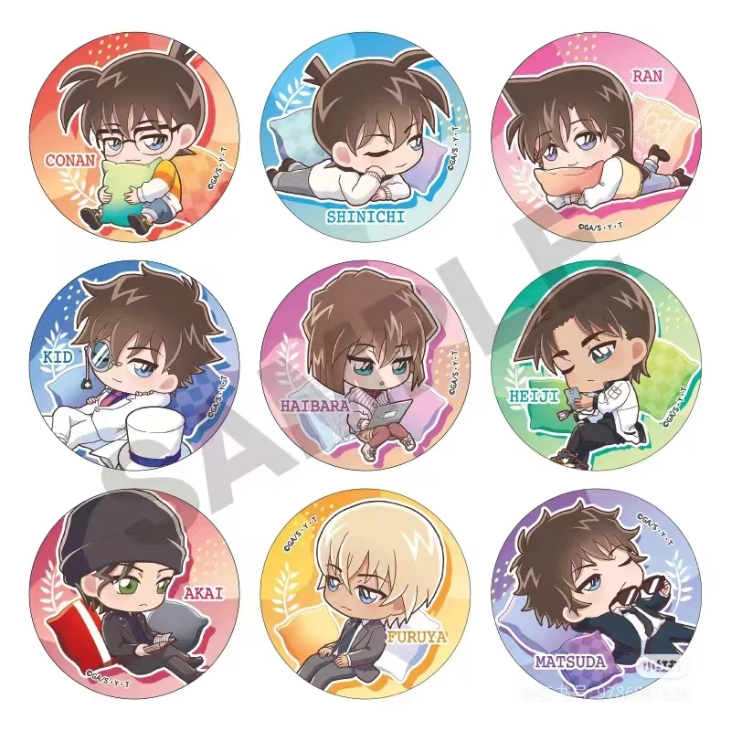 （奥斯谷屋）名侦探柯南抱枕Q版吧唧 盲盒默认代拆