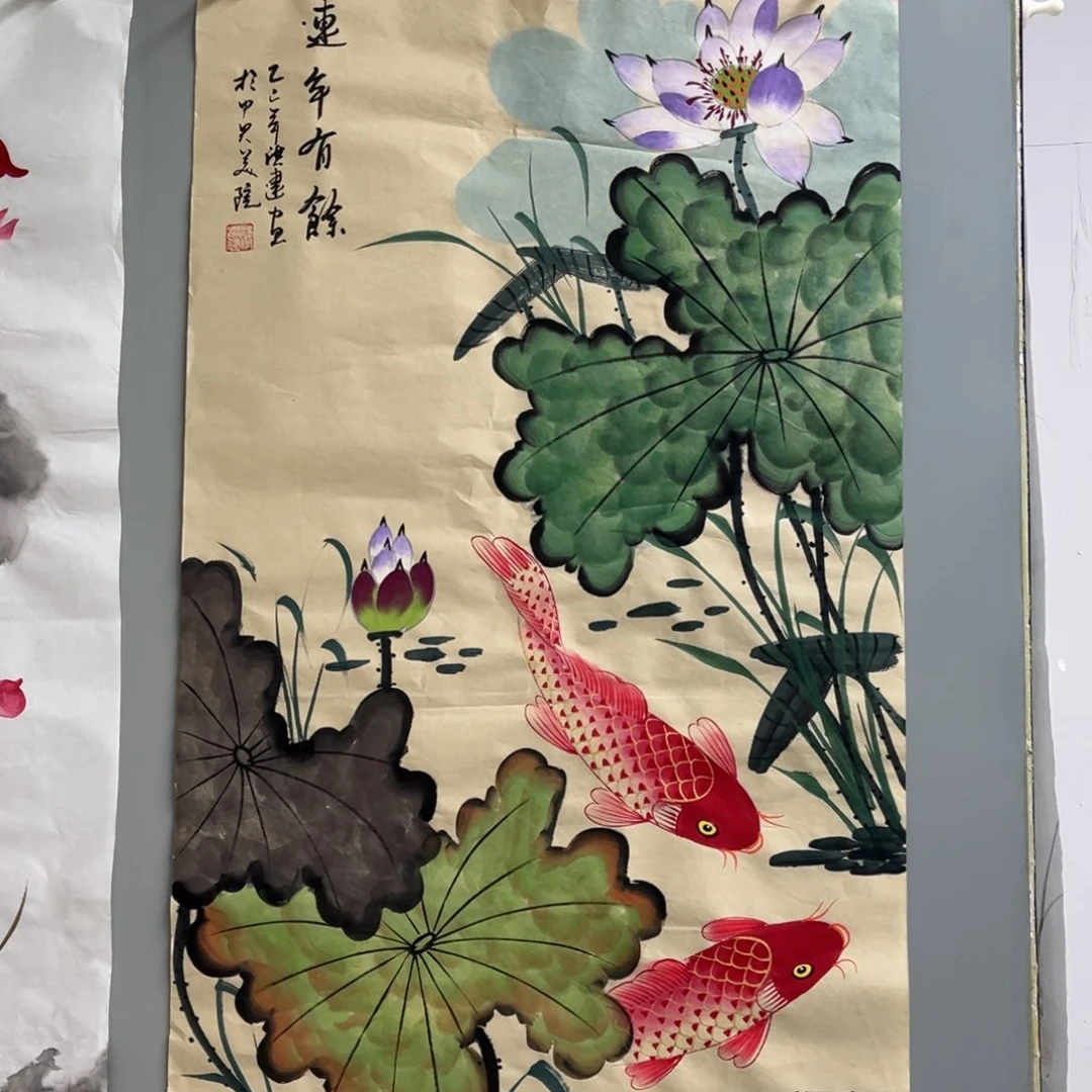 国画宣纸手绘，手工作品