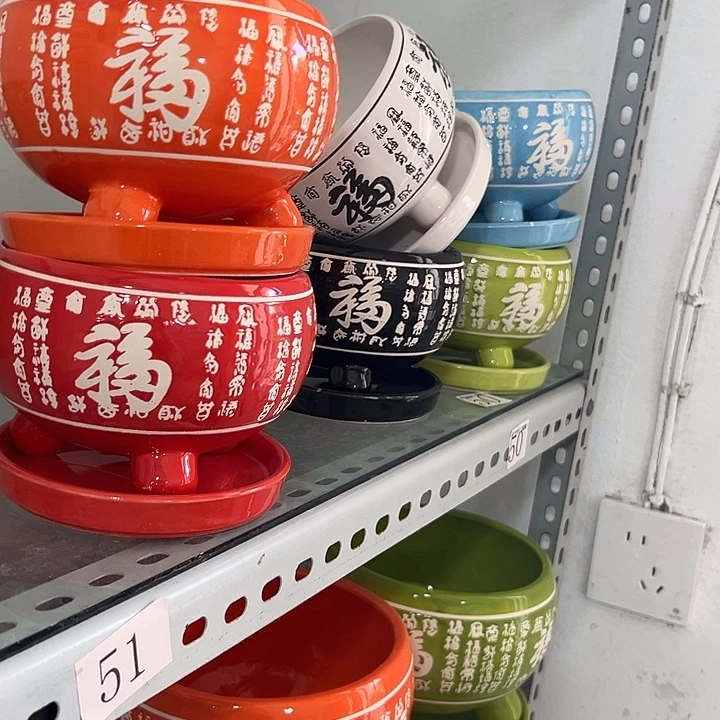 微瑕陶瓷花盆满9.9发