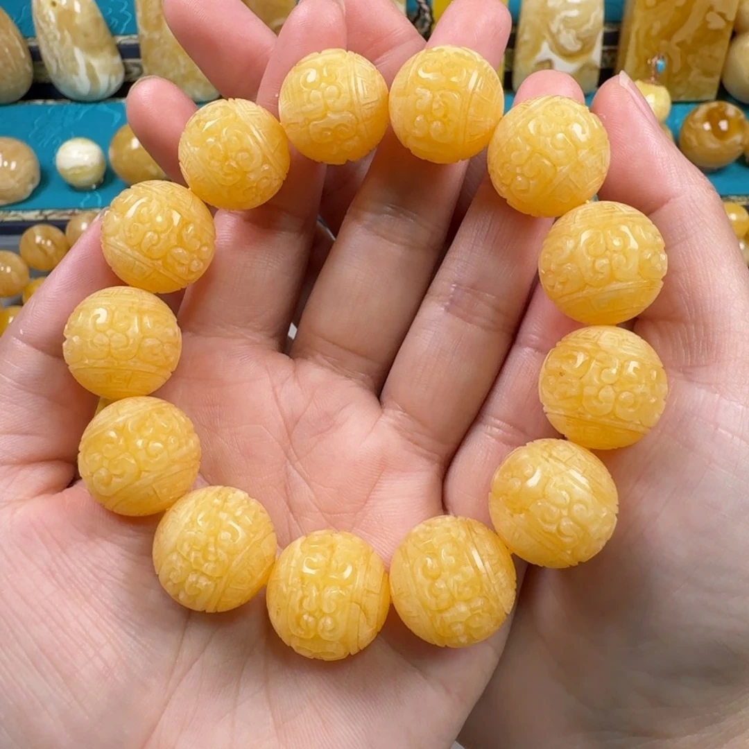 蜜蜡手链未镶嵌蜜蜡