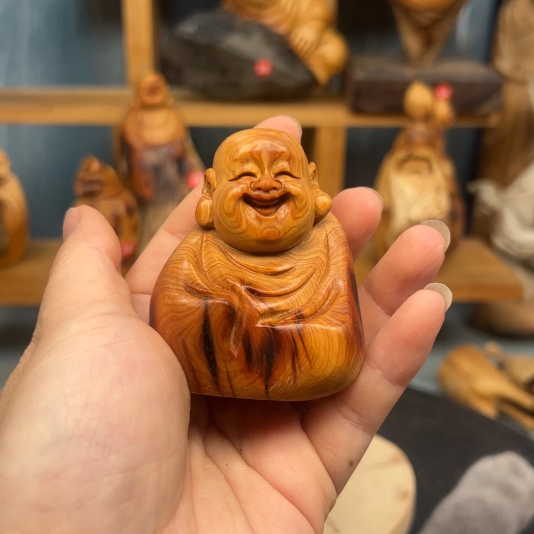 木用****9崖柏木摆件手把件