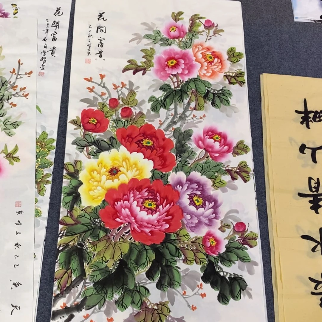 国画尺寸140✖️70四尺精品手绘画