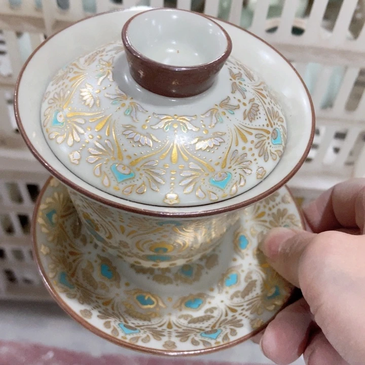 茶具微瑕，介意勿拍