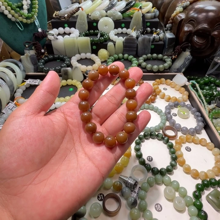 F***学未镶嵌手串和田玉
