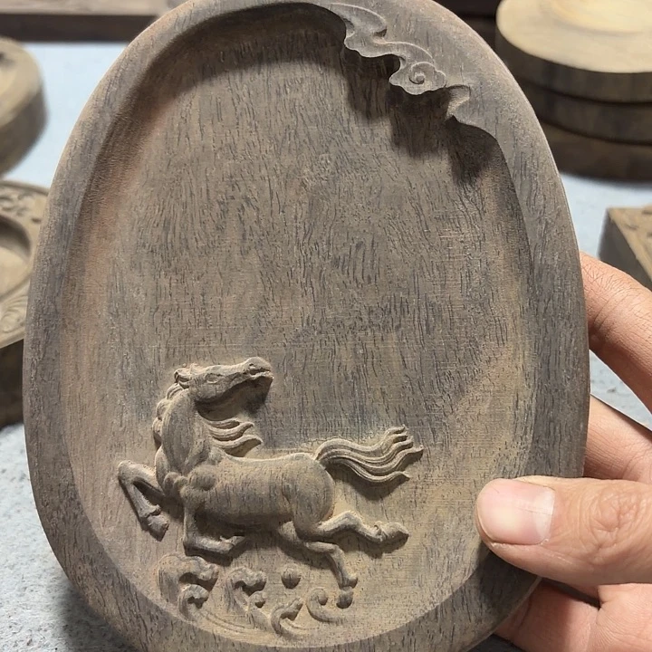 郐***界风车木（黑檀木）瑕疵底座