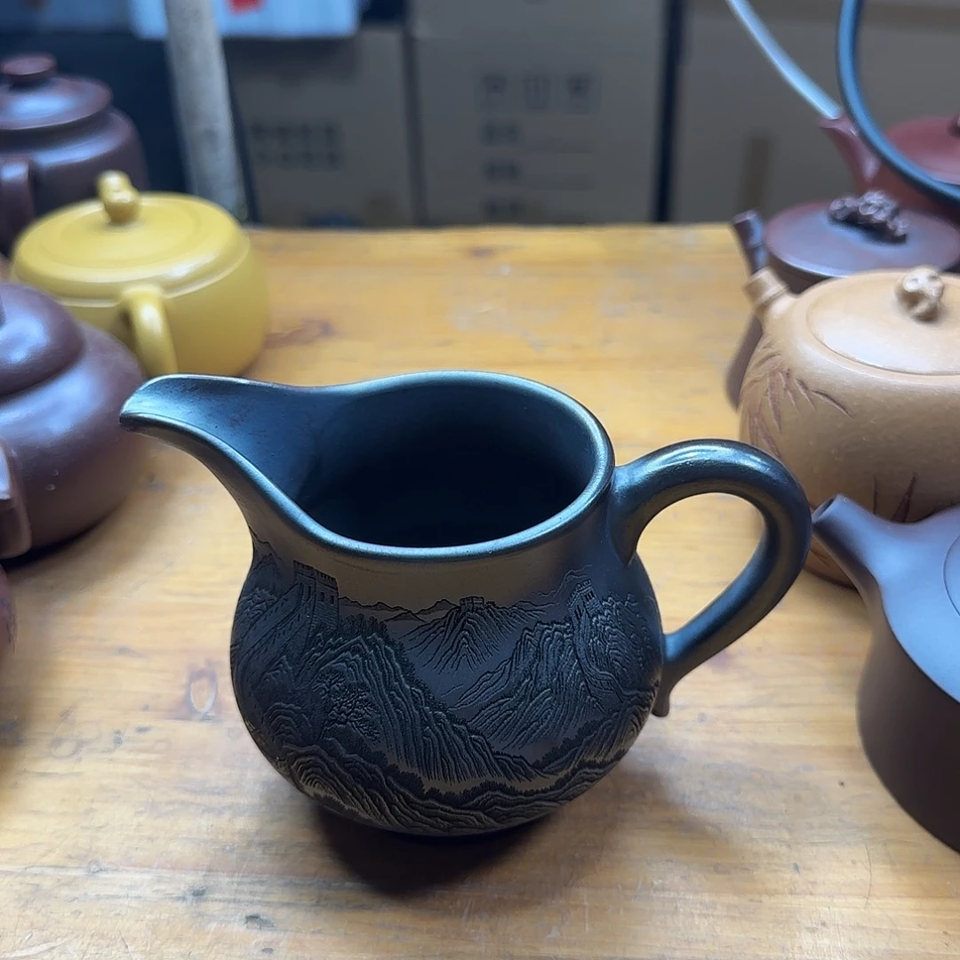 茶壶底槽青民间手艺人全手工制作