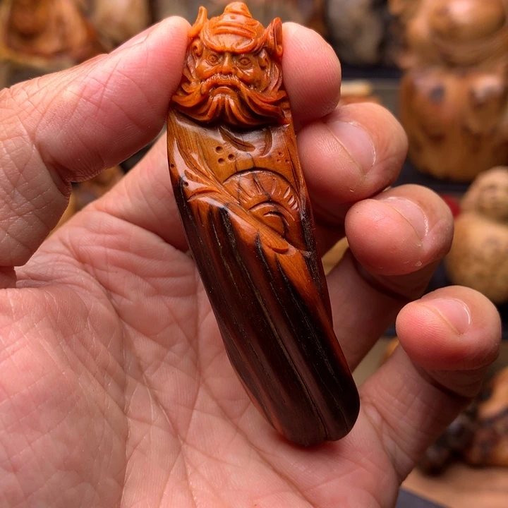 柏木（崖柏）崖柏陈化料手把件