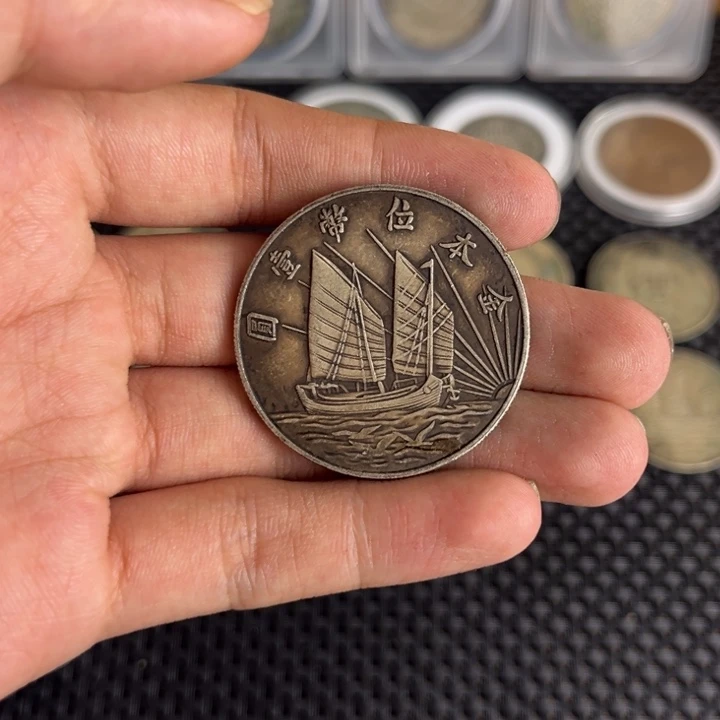 金属大头龙洋船洋工艺品