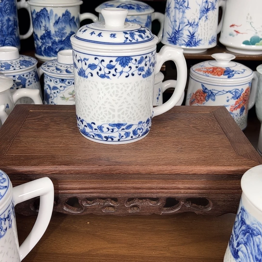 景德镇高温陶瓷办公杯